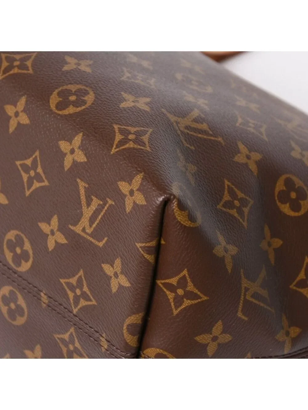 Louis Vuitton Iena MM Tote Bag Monogram Brown Gold